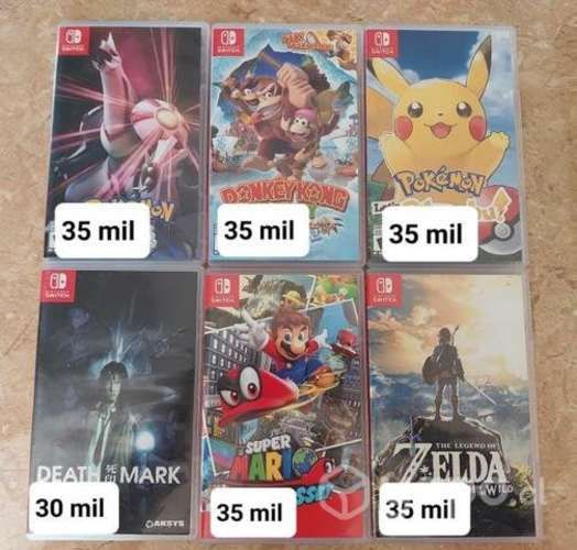 Juegos Nintendo swicht perfecto estado