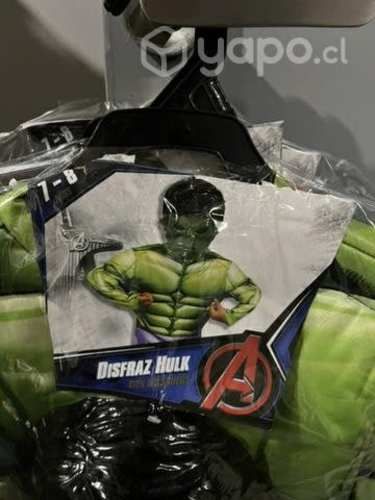 Disfraz hulk, thor, capitan america, iron man