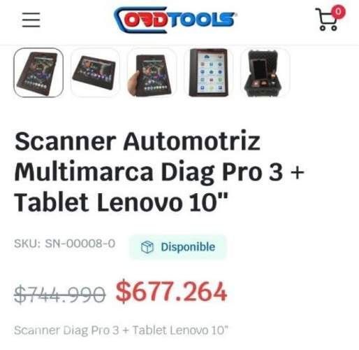 Scanner Launch Pro Diag 3