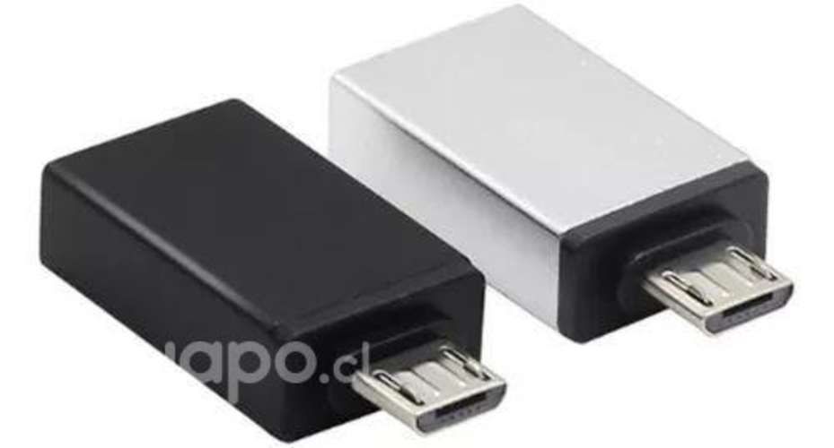 Adaptador Conector Otg Micro A Usb Hembra Usb 2.0