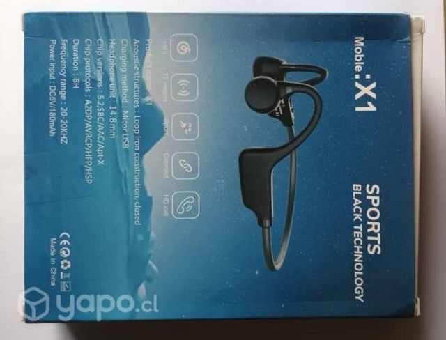 Audifonos sport wireless con micro SD