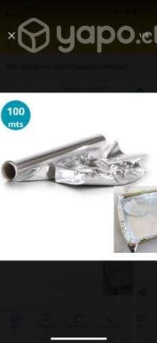 Rollo papel aluminio