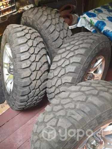 Llanta neumático 265x70 aro 17, 8 pulgadas