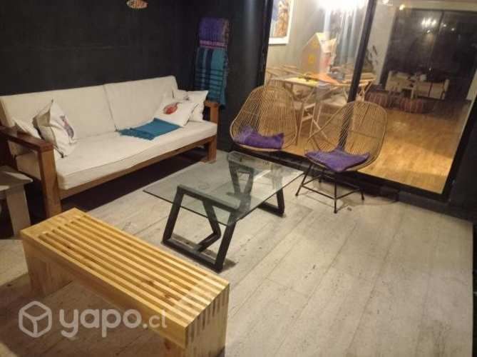 Mesa de centro de vidrio