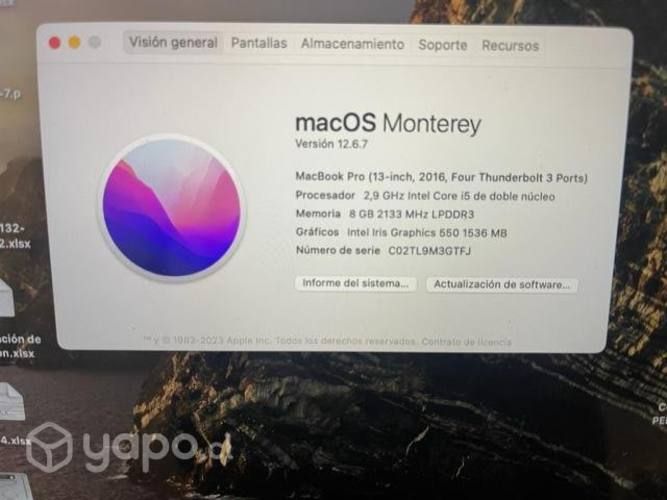Macbook pro 2016