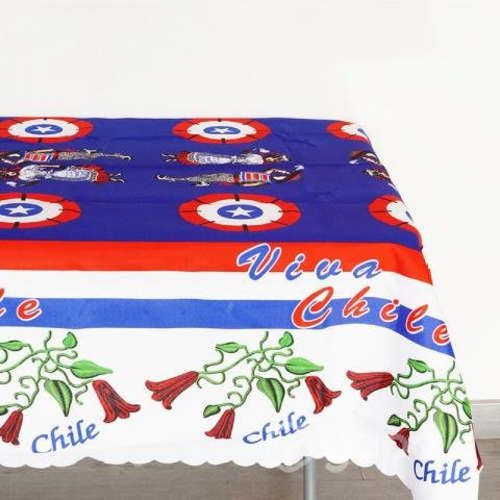 Mantel de tela fiestas patrias dieciochero