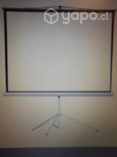 Telon Retráctil con trípode