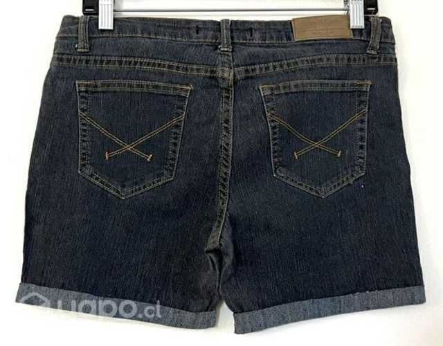 Short Elástico Marca Boulevard Talla 40 Azul