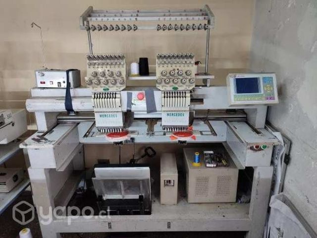 Bordadora industrial feiya 2 cabezales