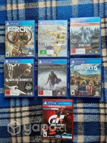 Venta de juegos para PS4