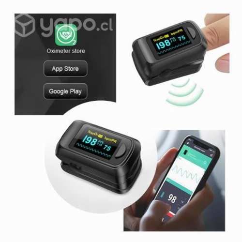 Oximetro Pulsometro Saturometro Con Bluetooth