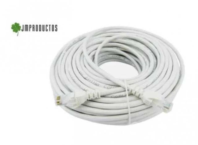 Cable De Red Ethertnet 30 Metros Cat 6