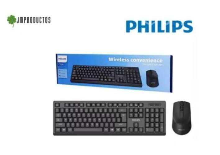 Teclado + Mouse Inalámbrico Phillips C354 Con Ñ