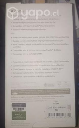 Carcasa moshi Iglaze iphone 11 pro