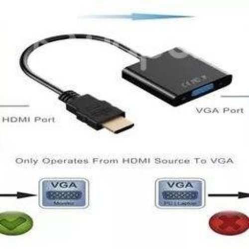 Cable Convertidor Adaptador Hdmi A Vga Full Hd + C