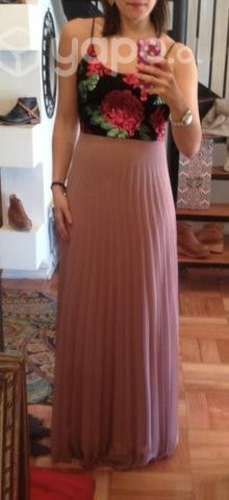 Vestido para fiestas lentejuelas y plisado