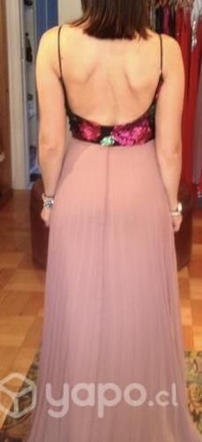 Vestido para fiestas lentejuelas y plisado