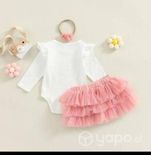 Vestido más zapatillas para niña de 1 año .Nuevo