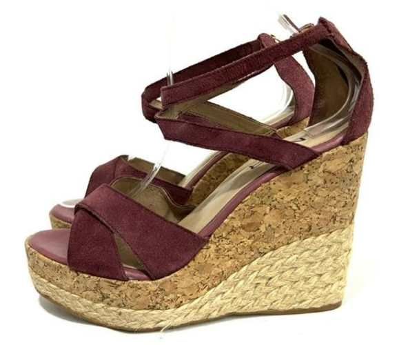 Chala Taco Chino Cuero Marca Mor N*39 Burdeo