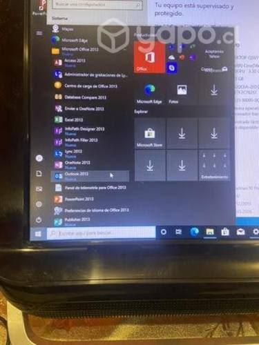 All in one hp i3/8gb/500gb