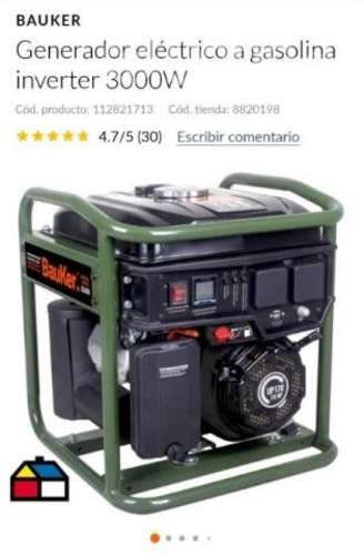 Generador electrico inverter bauker