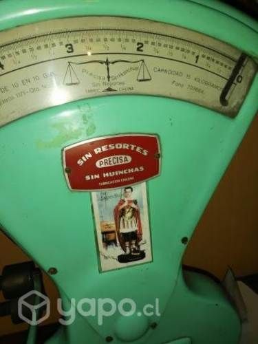 Pesa de abanico antigua