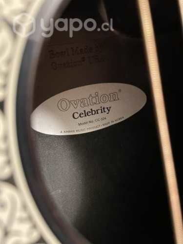 guitarra Ovation Celebrity + Case sólido