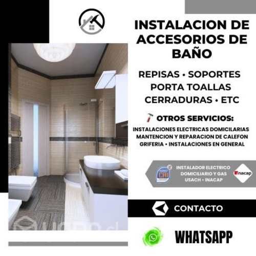 Instalacion de accesorios de baño