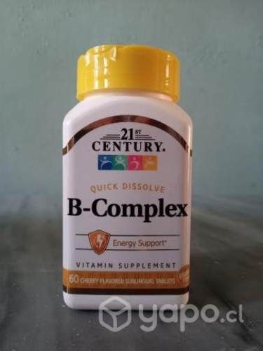 Complejo B. 60 Tabletas Sublingual(sabor Guinda)21