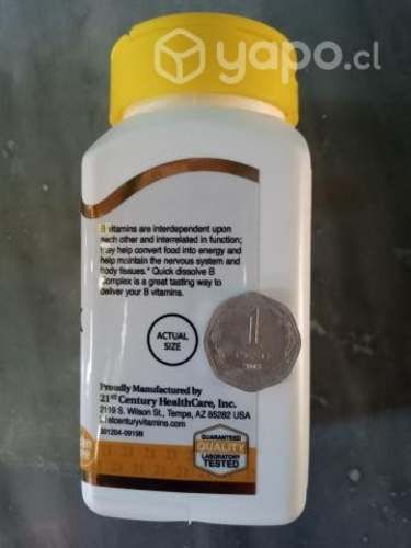 Complejo B. 60 Tabletas Sublingual(sabor Guinda)21