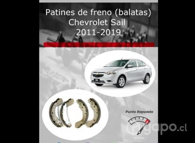 Patines (balatas) Chevrolet Sail 2011-2019