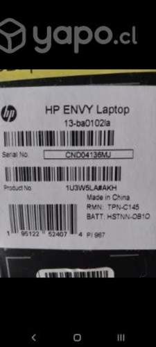 HP laptop envy