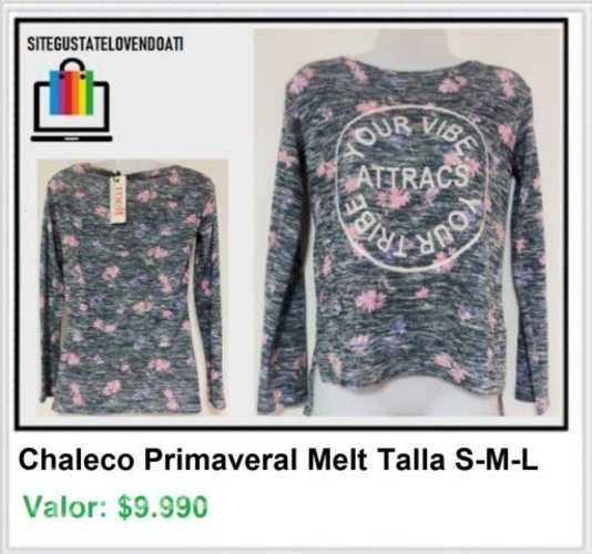 Chaleco Primaveral Floral Melt