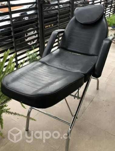 Camilla y olla para depilación