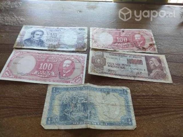 Antiguos billetes