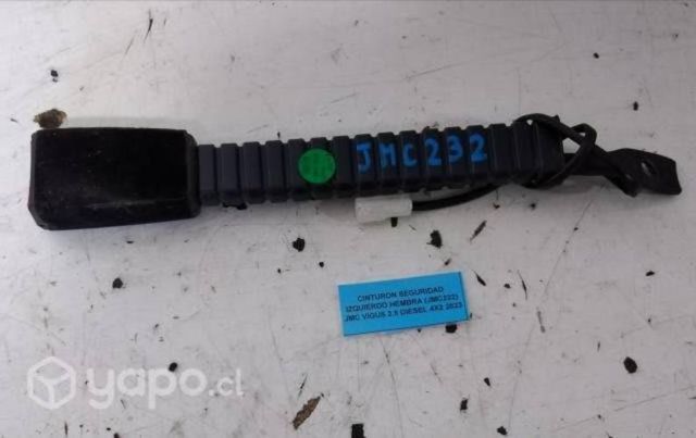 Cinturon seguridad izquierdo hembra JMC Vigus