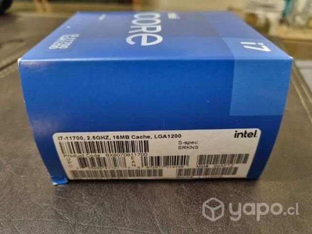 Procesador i7 11700 socket 1200 nuevo sellado