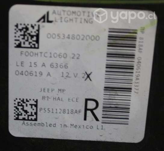 Foco Derecho Delantero Jeep Compass