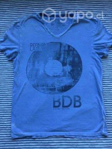 Polera Buffalo David Britton Azul/Celeste