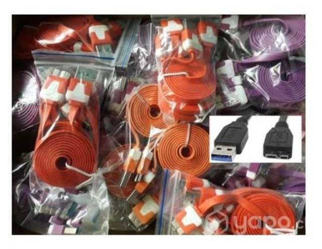 Set 3 Cables Comunicación Usb 3.0 Calidad Flexible