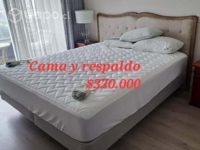 Cama y respaldo King