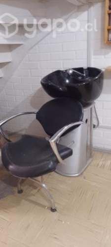 Lavapelo cerámico con grifería