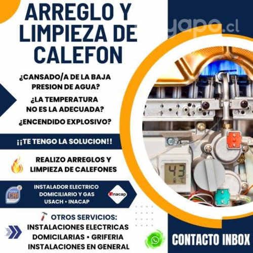 Mantencion de artefactos a gas