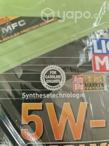 Aceite 5w30 para vehículo bencinero