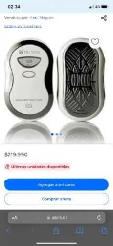 Galvánica corporal NU SKIN