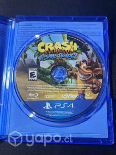 Crash Bandicoot Trilogía Ps4