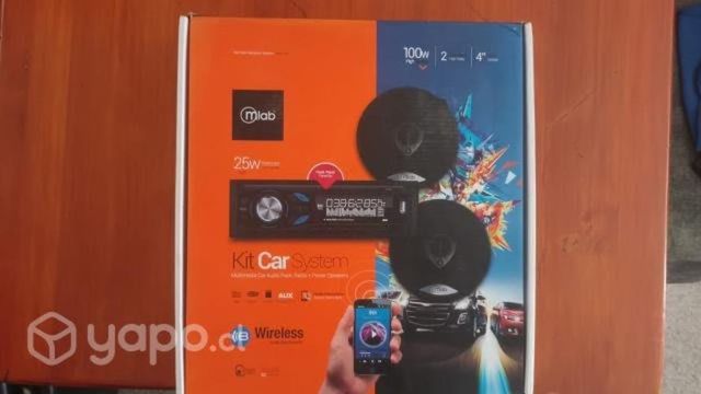 Vendo radio para automovil con panel fijo