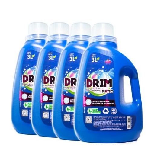 Pack 4 Detergente Drim Matic 3 litros