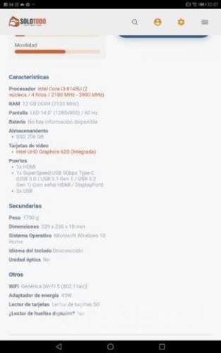 Notebook Acer Aspire 5 con cargador original