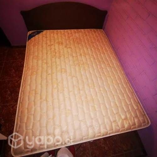 Cama box americano ensueño cic 2 plazas como nuev